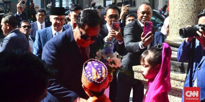 Berita Tiba di Brussel Belgia, Prabowo Disambut Diaspora di Hotel