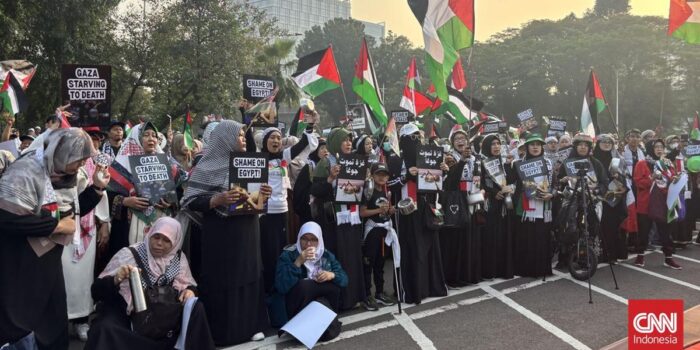 Berita Aliansi Rakyat Indonesia Bela Palestina Kumpul di Kedubes AS Pagi Ini