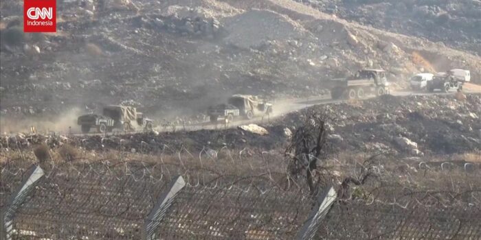 Berita Israel Kerahkan Konvoi Militer ke Perbatasan usai Serang Suriah