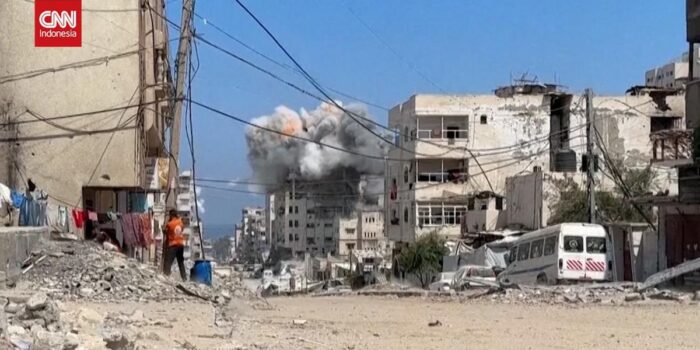 Berita Horor Serangan Udara Israel Hantam Gedung Terbengkalai di Gaza