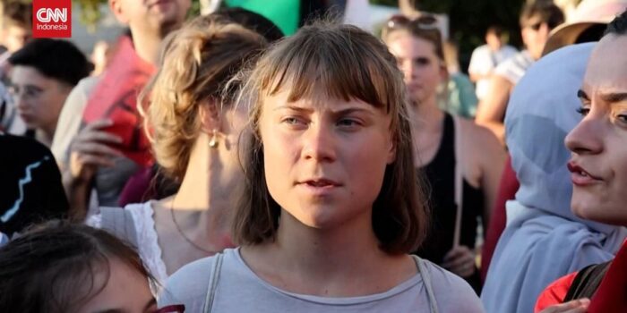 Berita Momen Greta Thunberg Kembali Ikut Aksi Bela Palestina