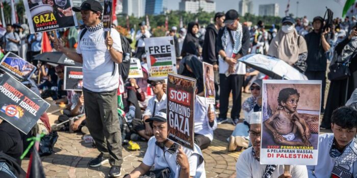 Berita Demo Monas Minta Pemerintah RI Galang Kekuatan Dunia Dukung Palestina