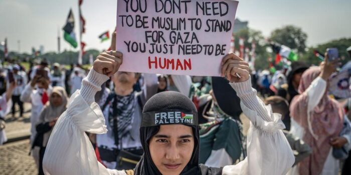 Berita Solidaritas dari Monas untuk Warga Gaza Palestina