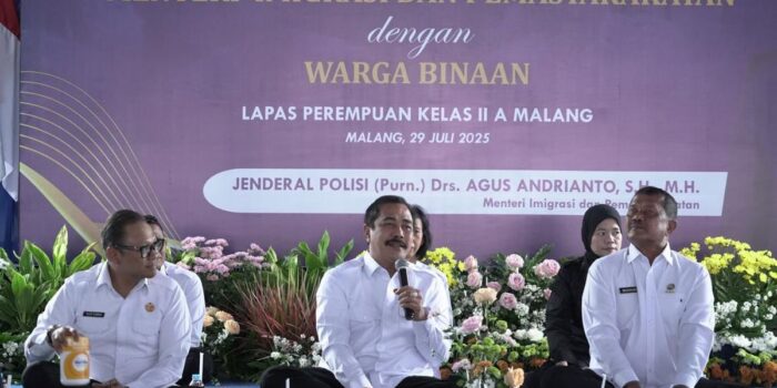 Berita Pendekatan Psikosial, Menteri Agus Makan Siang dengan Warga Binaan LPP