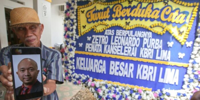 Berita Jenazah Staf KBRI Lima Zetro Leonardo Purba Tiba di Jakarta