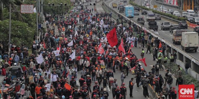Berita Aliansi Buruh Demo di Patung Kuda Hari Ini, Bawa 5 Tuntutan Prioritas