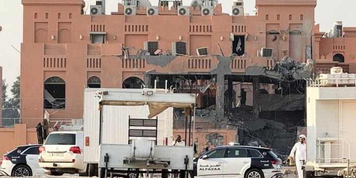 Berita Penampakan Bangunan di Doha Qatar yang Dibom Israel