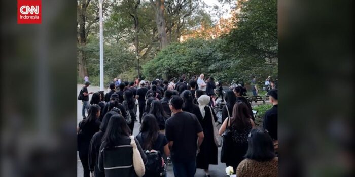 Berita Ratusan Diaspora di New York Long March Solidaritas Demo RI