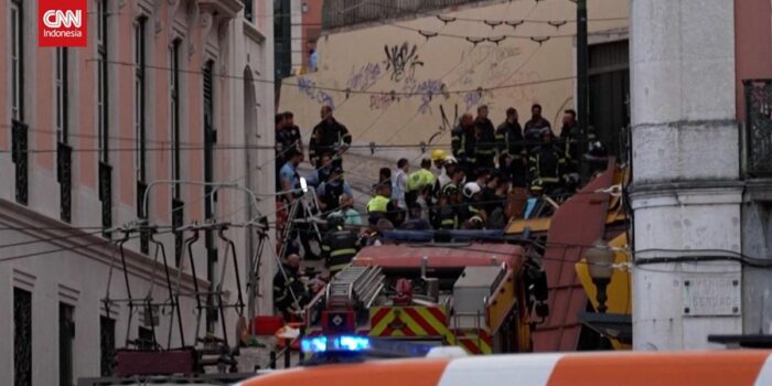 Berita Kecelakaan Kereta Gantung di Lisbon Portugal, 15 Orang Tewas