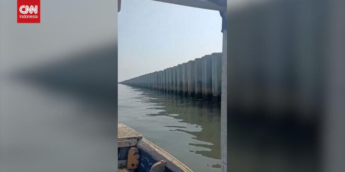 Berita Viral Tanggul Beton di Laut Cilincing Jakarta Utara