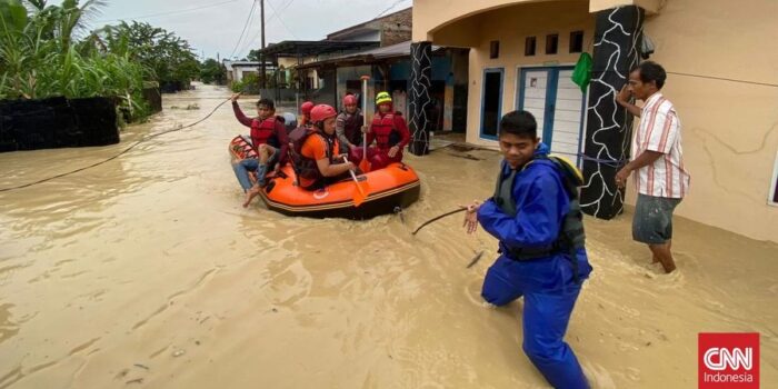 Berita Banjir Rendam 5 Kecamatan di Medan, 1.400 Rumah Terdampak