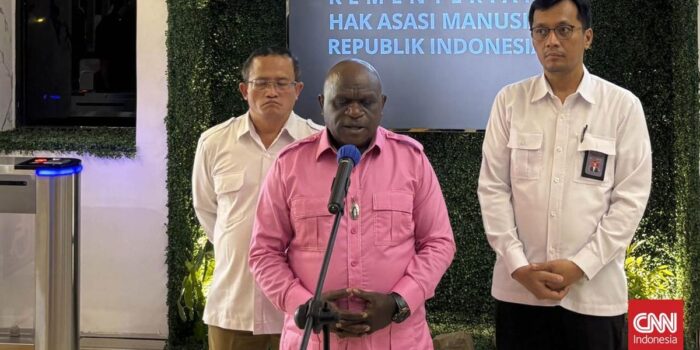 Berita Menteri Pigai Enggan Respons Usulan Soeharto Jadi Pahlawan Nasional