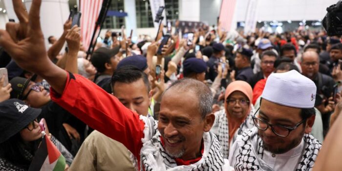 Berita Relawan Flotilla Malaysia Tiba di Kuala Lumpur usai Ditahan Israel