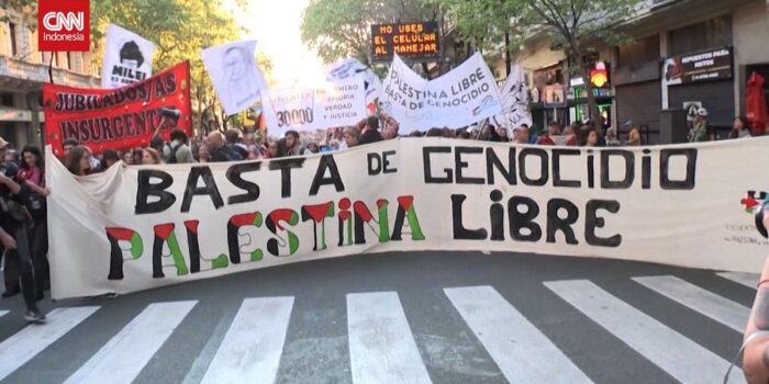 Berita Demo Besar di Argentina Tuntut Israel Bebaskan Kapal Flotilla