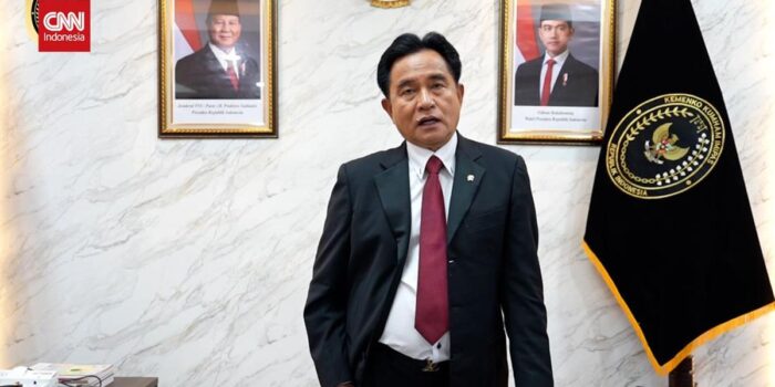 Berita Yusril Umumkan Indonesia Tak Akan Berikan Visa ke Atlet Israel