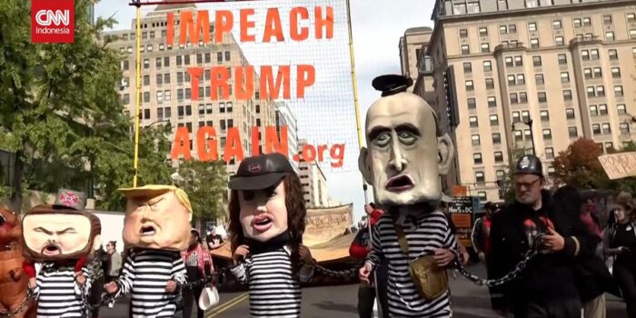 Berita Ramai-ramai Warga AS Demo ‘No Kings’, Protes Kebijakan Trump