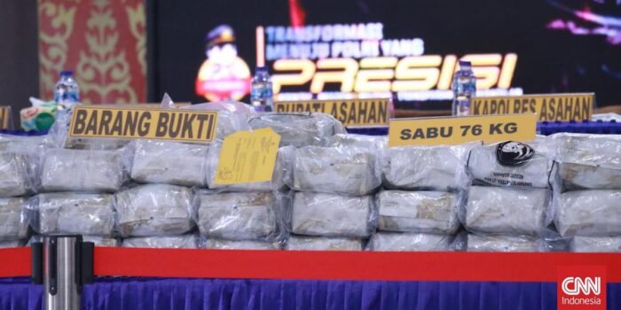 Berita Penyelundup 76 Kg Sabu Dicokok di Asahan, 32 Kg Sudah Masuk Palembang