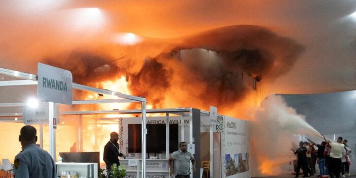 Berita Kronologi Paviliun KTT COP30 di Brasil Kebakaran, 13 Orang Dirawat