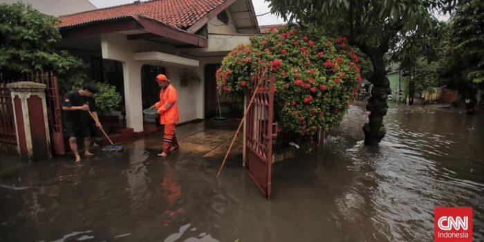 Berita Pondok Karya Jaksel Terendam Banjir 80 Cm Buntut Hujan Lebat