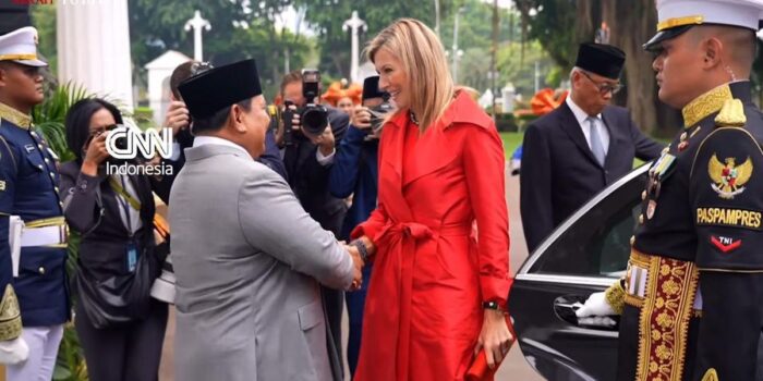Berita Prabowo Terima Kunjungan Ratu Belanda Maxima, Diiringi Tari Indang