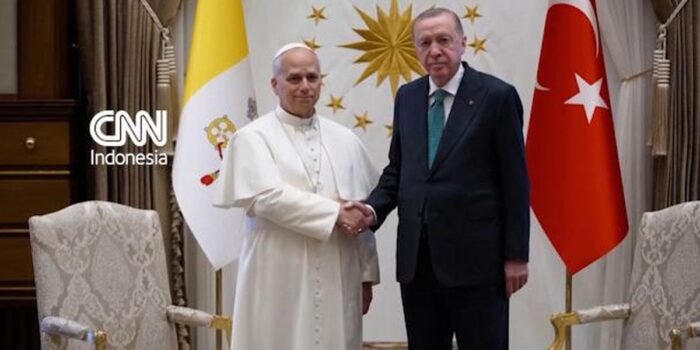 Berita Momen Pertemuan Paus Leo dan Presiden Turki Erdogan