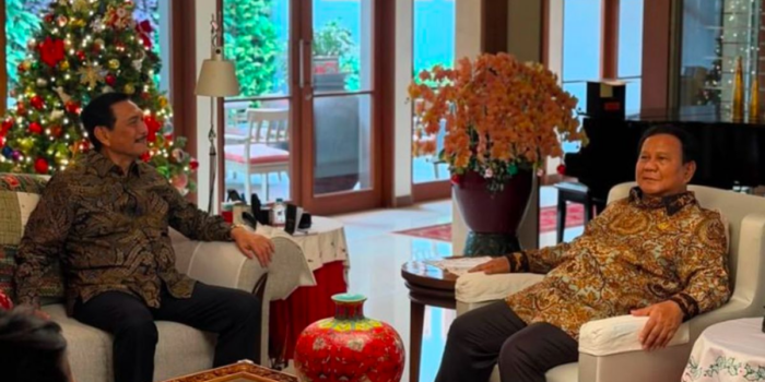 Berita Hari Natal, Prabowo dan Didit Sambangi Rumah Luhut