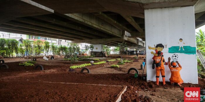 Berita Pramono Percantik Kolong Tol Becakayu dan Dalam Kota Sepanjang 18 Km