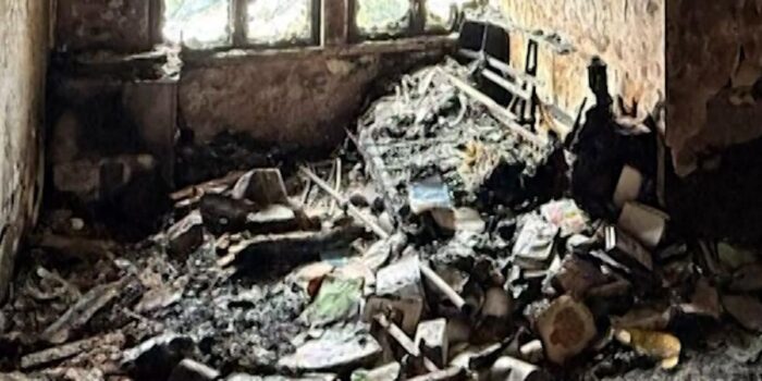 Berita Horor Penampakan Interior Apartemen di Hong Kong yang Hangus Terbakar