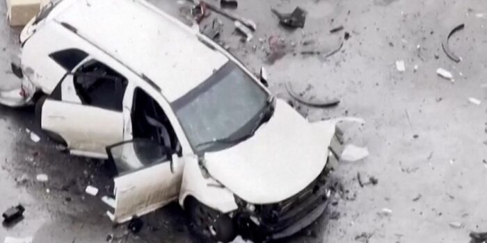 Berita Penampakan Mobil Dibom yang Tewaskan Jenderal Rusia di Moskow