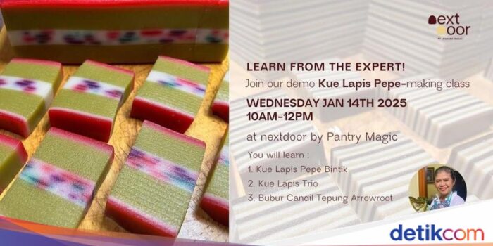 Pahami- Menariknya Resep Kue Lapis Pepe ala Irene Wulan Anggraini Ada di Kelas Ini