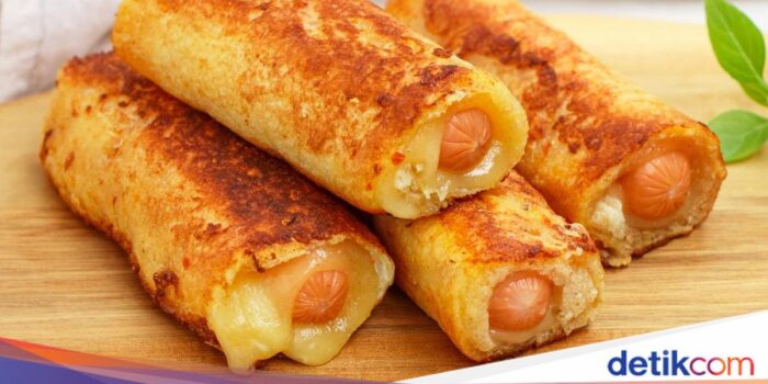 Pahami- Resep Sandwich Gulung Isi Keju Sosis Buat Camilan Praktis