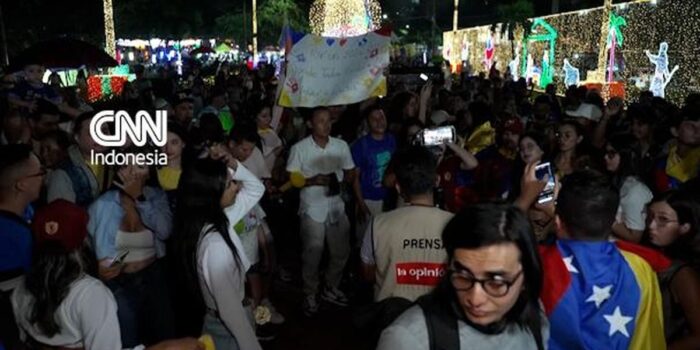 Berita Warga Venezuela Tumpah Ruah ke Jalan Rayakan Penangkapan Maduro