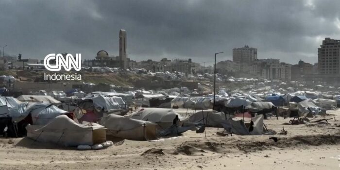 Berita Tenda Pengungsi Warga Gaza Kebanjiran Imbas Badai Ekstrem