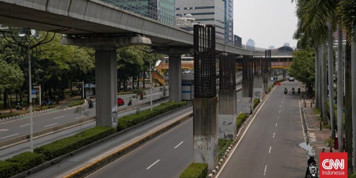 Berita Tiang Monorel Mangkrak Segera Dibongkar, Jalan Rasuna Said Tak Ditutup