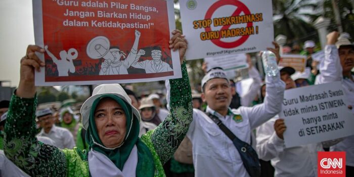 Berita Aksi Guru Madrasah di DPR, Protes Ketidakadilan Pengangkatan P3K