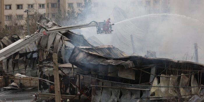 Berita Kebakaran Hebat Landa Pasar di Teheran