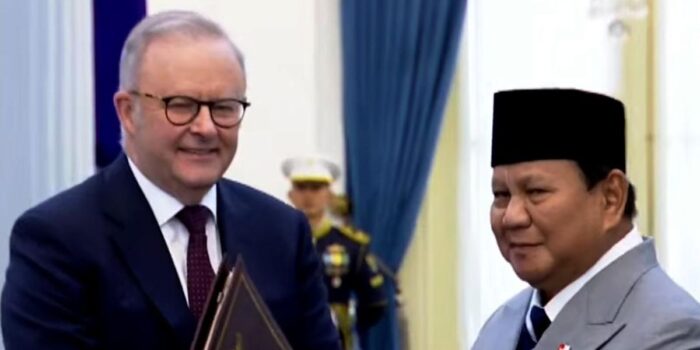 Berita Momen Prabowo dan Albanese Teken Traktat Keamanan Bersama RI-Australia