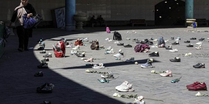 Berita Aksi Mengenang Korban Serangan Sekolah Minab