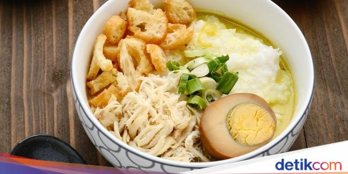 Pahami- Resep Bubur Ayam Kuah Kuning ala Abang-Abang Buat Sarapan