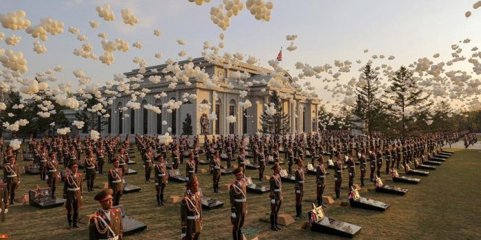 Berita Kim Jong Un Resmikan Monumen Pasukan Korut yang Tewas di Ukraina