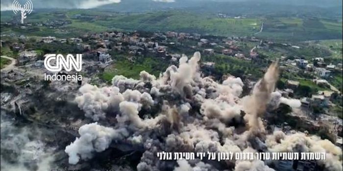 Berita Detik-detik Ledakan di Taybeh Lebanon Imbas Serangan Israel