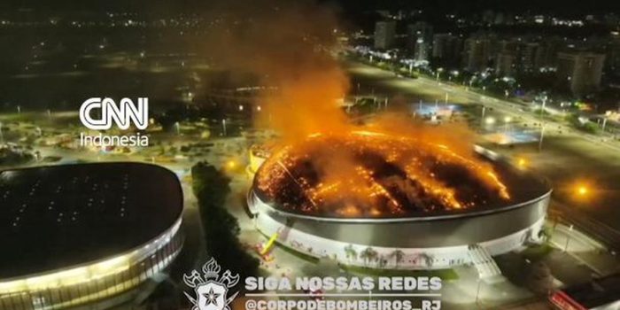 Berita Penampakan Kebakaran di Stadion Olimpiade Brasil Berita Penampakan Kebakaran di Stadion Olimpiade Brasil