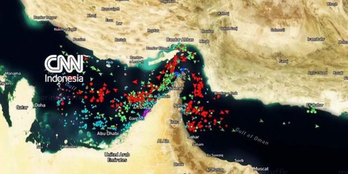 Berita Penampakan Kapal Mondar-mandir usai Iran Kembali Tutup Selat Hormuz