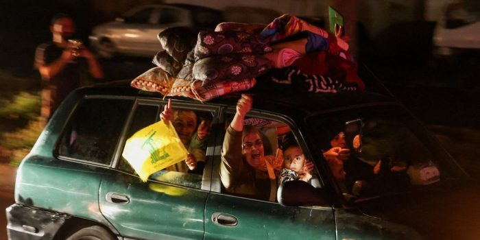 Berita Sukacita Warga Rayakan Gencatan Senjata Lebanon-Israel