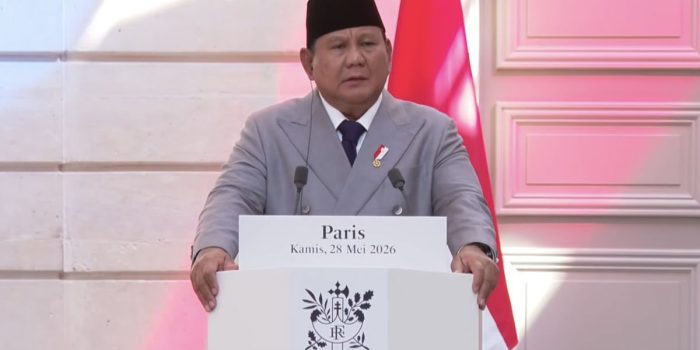 Berita Bertemu Macron, Prabowo Dorong Solusi Dua Negara untuk Palestina