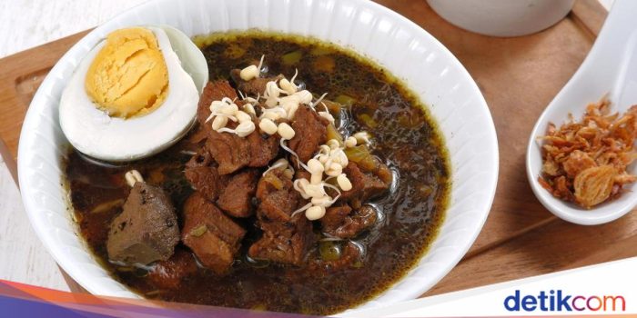 Pahami- Resep Rawon Daging Sapi Khas Jawa Timur yang Otentik, Kuahnya Pekat!