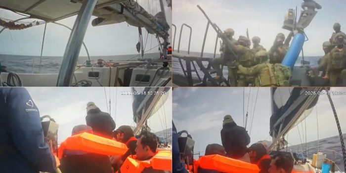 Berita Detik-detik Tentara Israel Cegat Kapal Konvoi Global Sumud Flotilla