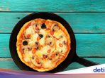 Pahami- Resep Pizza Teflon Rumahan yang Nikmat Pakai Topping Sosis dan Jamur